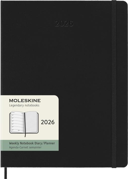 Moleskine WONK 2026 XL HC Swrz (19 x 25 cm, Inglese)