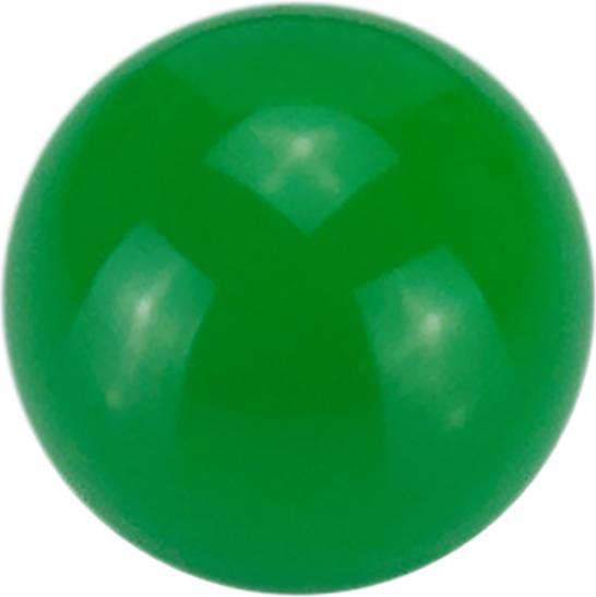Star Piercing Micro Kugel grün (ohne Messing, Chirurgenstahl 316L)