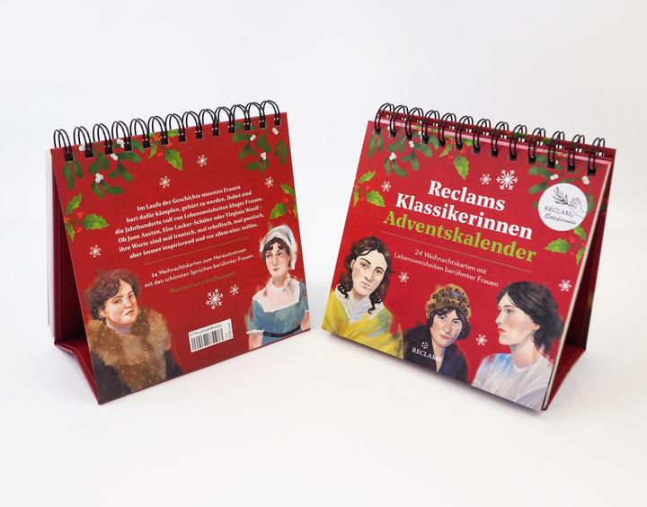 Produktbild Reclams Klassikerinnen Adventskalender.