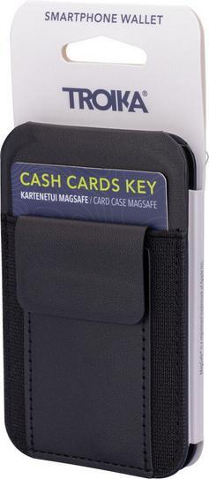 Actual product image Troika CASH CARDS KEY Kartenetui MagSafe, schwarz