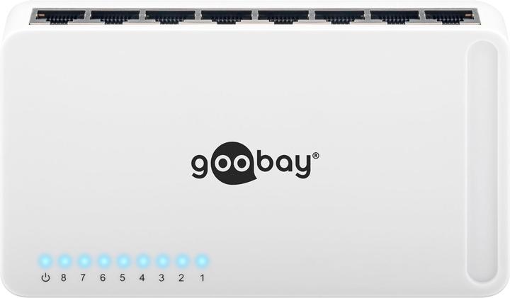 Produktbild Goobay 8 Port Netzwerkverteiler, Gigabit Ethernet Switch (8 Ports)