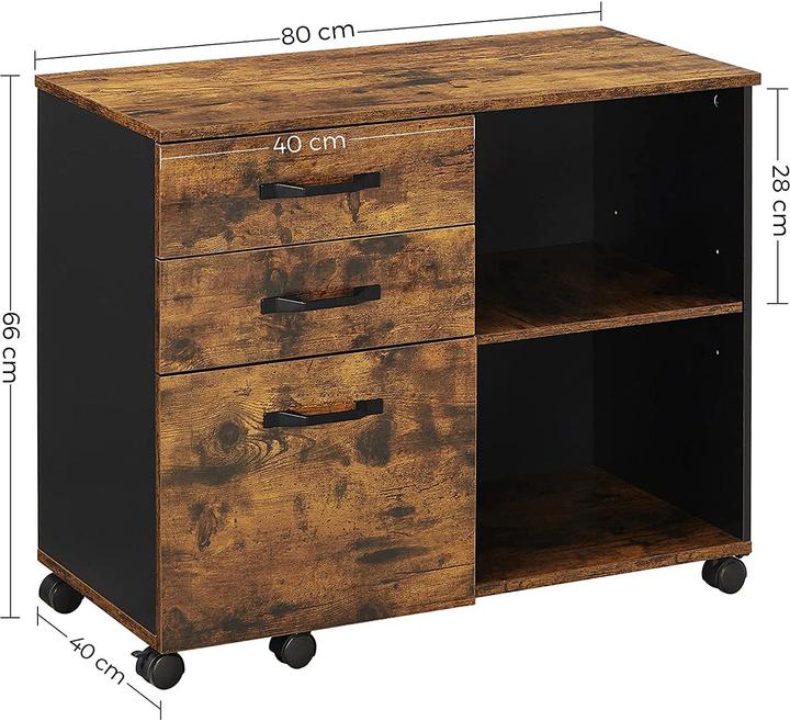 Actual product image Vasagle Rolly (80 x 40 x 66 cm)