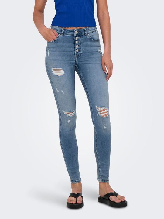 Actual product image Only ONLBobby Life Mid Ankle Skinny Fit Jeans (W28/L36)