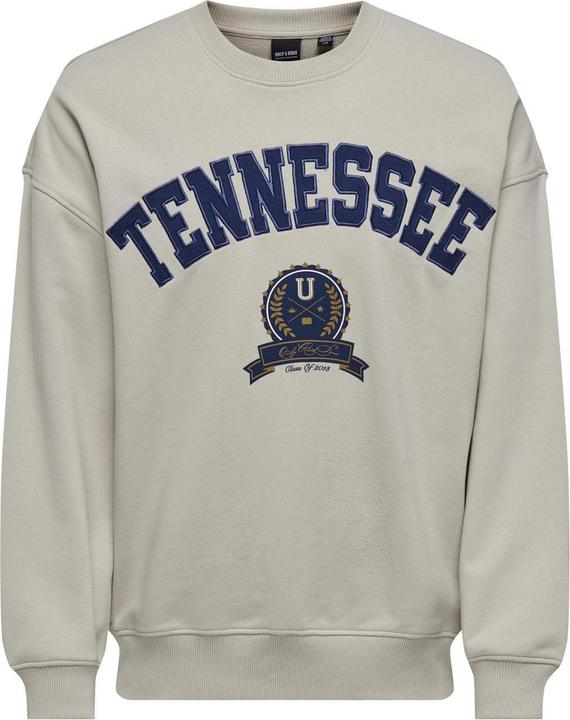 Actual product image Only & Sons Onslawson Life Vintage Crew Neck Sweat (S)