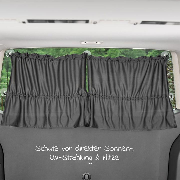 Produktbild Zamboo Sonnenschutz Auto Sonnenschutz Heckscheibe für Kleinbusse - Dunkelgrau