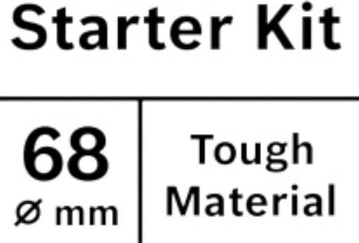 Actual product image Bosch Professional Zubehör Expert Tough Material Hole Saw Starter Set, 68 x 60 mm (68 mm)