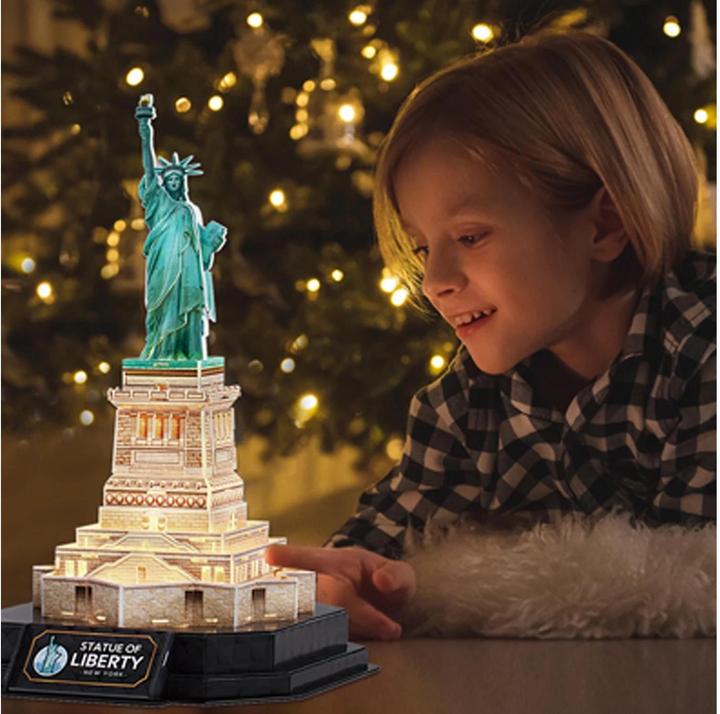 Produktbild Cubicfun 3D Puzzle Freiheitsstatue LED 79 Teile (79 Teile)