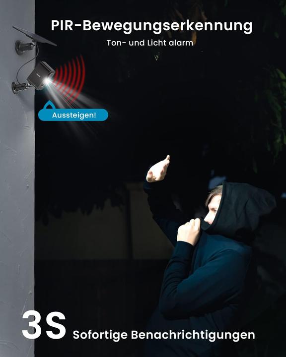 Actual product image IeGeek 2 x kabellose Überwachungskamera mit Nachtsicht