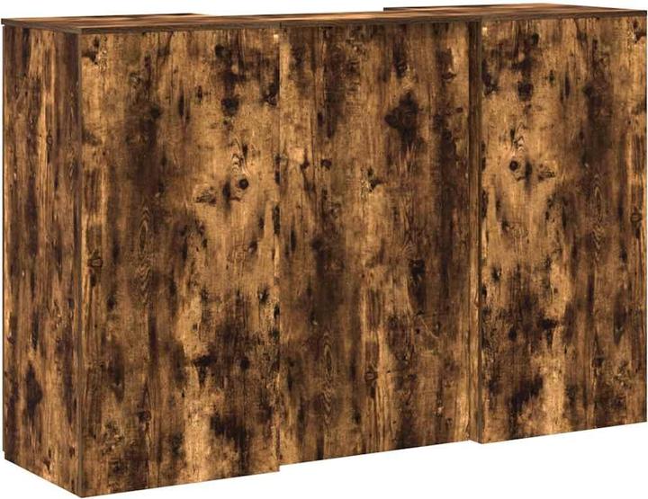 Actual product image VidaXL Reception counter smoked oak 155x50x103.5 cm wood-based reception counter