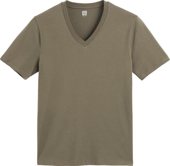 La Redoute Collections T-Shirt mit V-Ausschnitt