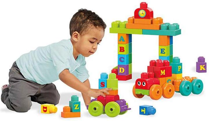 Productafbeelding Mega Bloks ABC Leren Trein (60 stuks)