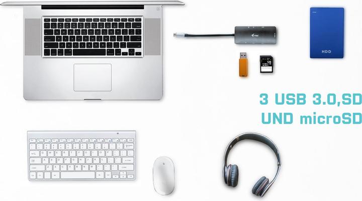 Immagine prodotto i-tec Metallo Nano Dock (USB-C, 1 Porti)