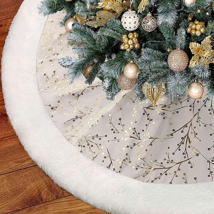 Image du produit Hermex Tapis de sapin de Noël Tapis de jupe de sapin de Noël Tapis de jupe de sapin de Noël (1 -pièce)