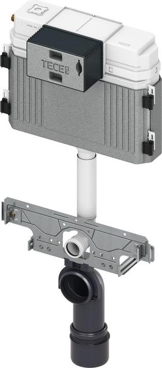 TECE TECEprofil toilet connection unit, with Uni flush box, for installation in TECEprofil supporting str