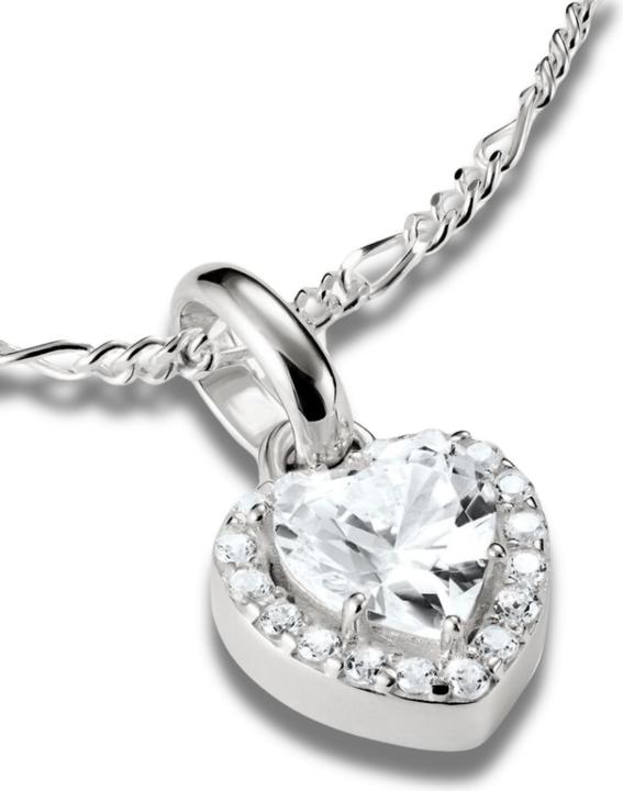 Immagine prodotto Thomas Sabo Charm-Anhänger Herz mit Steinen Connect Silber (Argento)
