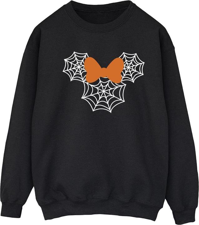 Disney Minnie Mouse Spider Web Head Sweatshirt (S)