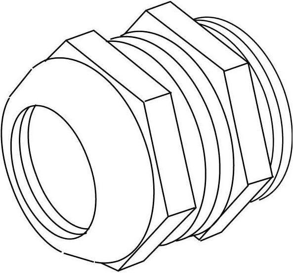 Actual product image HKL IPON cable gland