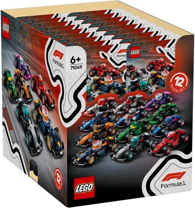 LEGO Auto da corsa di F1 da collezionare (scatola da esposizione) (71049, LEGO Minifigures)