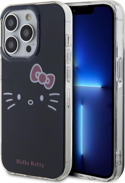 Produktbild Hello Kitty HKHCP14LHKHLK iPhone 14 Pro 6.1" czarny/black hardcase IML Kitty Face (Apple iPhone 14 Pro)