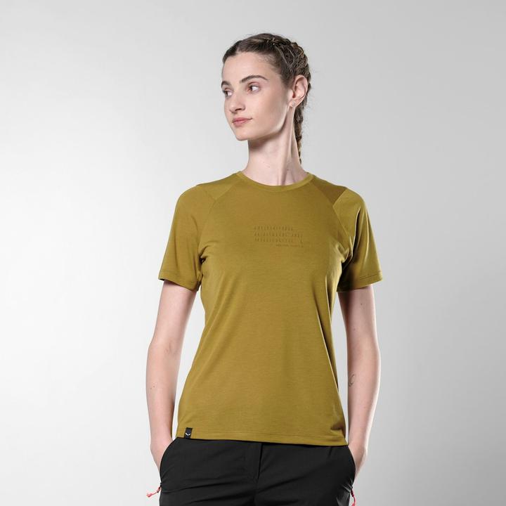Actual product image Salewa Eagle Poem Dry'Ton T-Shirt Da (34, 40)