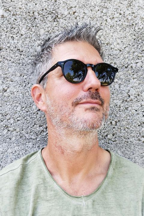 Immagine prodotto James Dixon Schwarz/Grau - Oxford - Rund - Acetat - Sonnenbrille