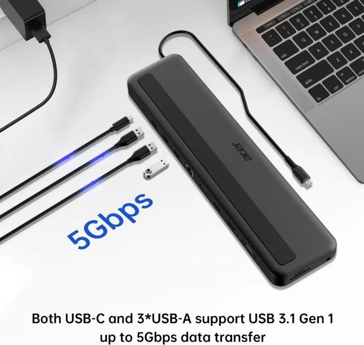Actual product image Acer HP.DSCAB.015 (USB-C, 13 Ports)