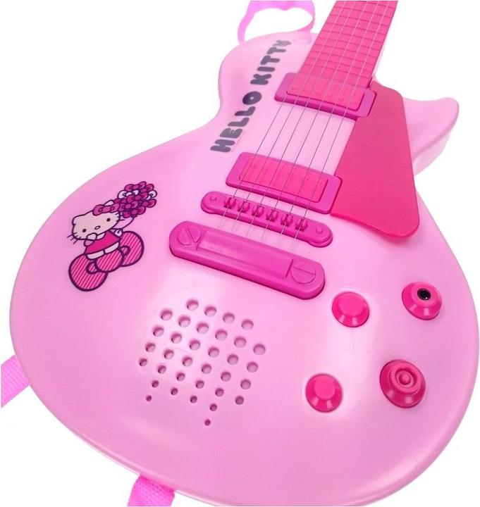 Image du produit Hello Kitty Guitare pour enfants Micro Rose Électronique