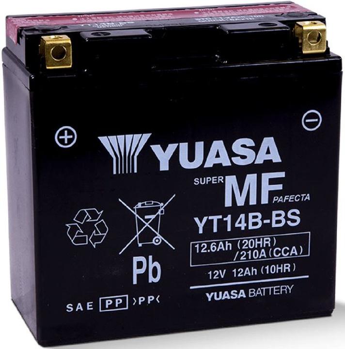 Produktbild Yuasa YT14B-BS AGM (12 V, 12.60 Ah, 210 A)