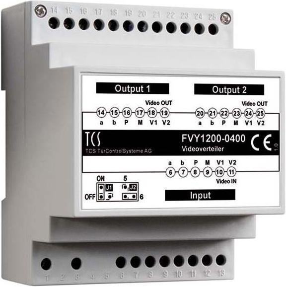 Actual product image TCS Video signal distributor