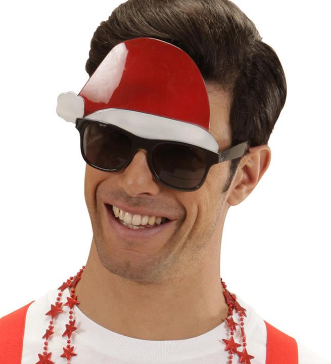 Produktbild Widmann Weihnachtsmann Brille mit Hut
