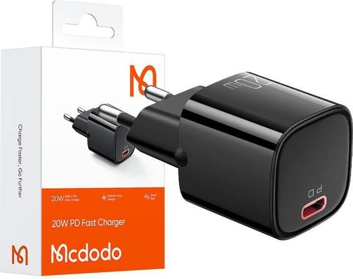 Actual product image Mcdodo PD Charger CH-4021 20W Nano Series (black) (20 W)