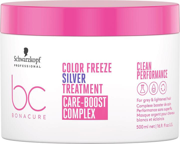 Actual product image Schwarzkopf BC Color Freeze - Color Freeze Silver Treatment Care-Boost Complex (500 ml)