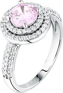 Morellato Sparkling Silver Ring With Pink Zircon (54)