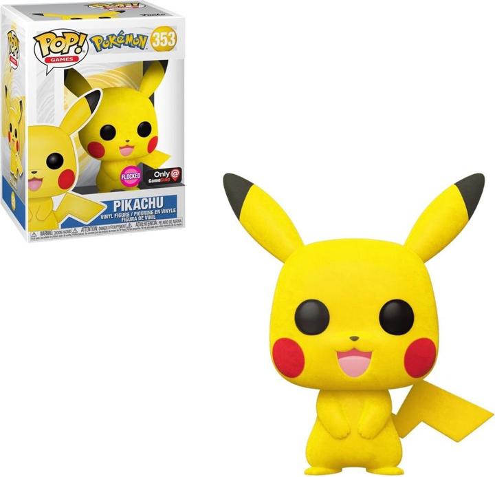 Image du produit Ultra Pro Pokémon Pikachu Funko POP 353 Flocked Exclusive Gamestop