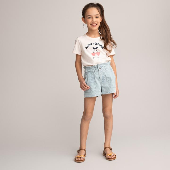 Image du produit La Redoute Collections Short en jean à rayures (98)