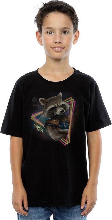 Actual product image Guardians of the Galaxy Boys Rocket Raccoon Neon T-Shirt (140, 146)