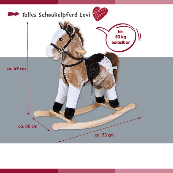 Produktbild Knorrtoys Schaukelpferd "Levi"