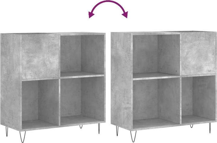 Immagine prodotto VidaXL Plattenschrank Betongrau 84,5x38x89 cm Holzwerkstoff