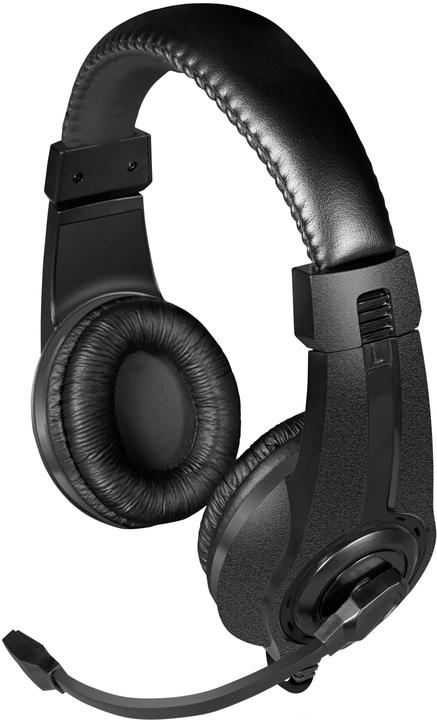 Speedlink LEGATOS Stereo Gaming Headset - pour PC/PS5/PS4/Xbox Series X/S/Switch/OLED/Lite, noir (Filaire)