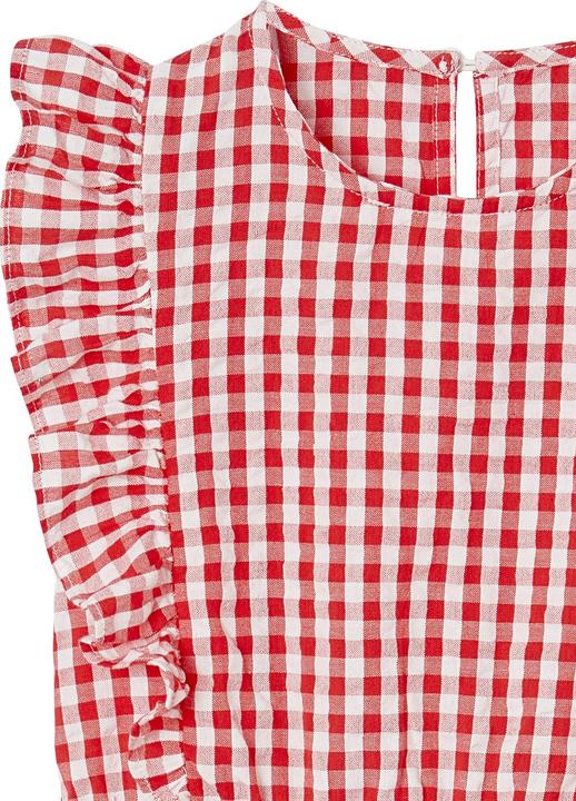 Actual product image Vertbaudet Mädchen Volantkleid aus Seersucker (140)