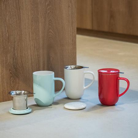 Image du produit Loveramics Pro Tea - Tasse de 450 ml avec passoire à thé - Bleu rivière (450 ml, 1 x)