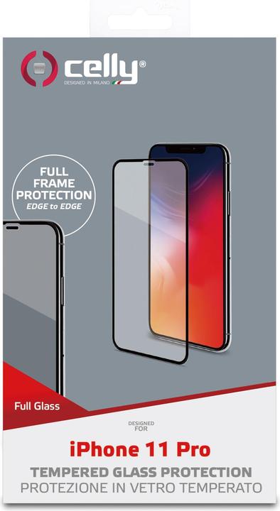 Actual product image Celly Full Glass (1 Piece, Apple iPhone 11 Pro)