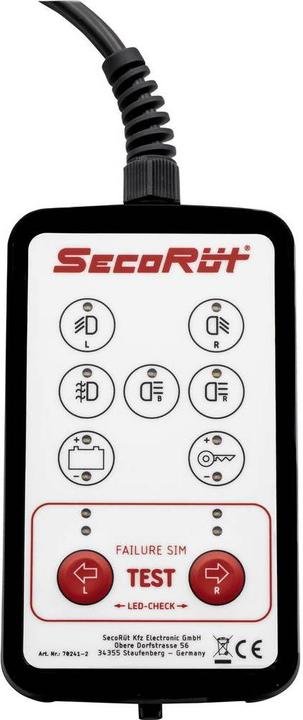 Actual product image SecoRüt Test box for trailer socket towing vehicle 12 volt 7 and 13 pole