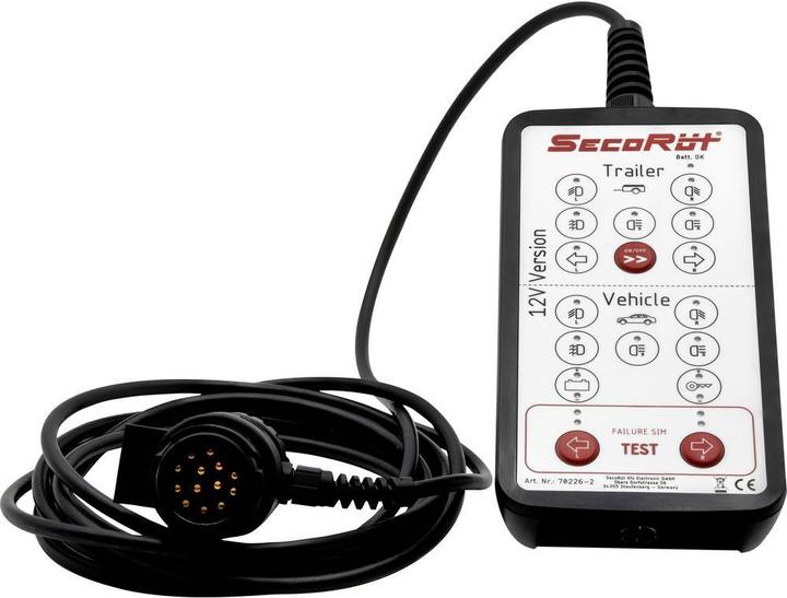 Actual product image SecoRüt Test box for trailer socket towing vehicle 12 volt 7 and 13 pole