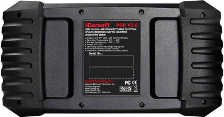 Actual product image ICarsoft POR V3.0