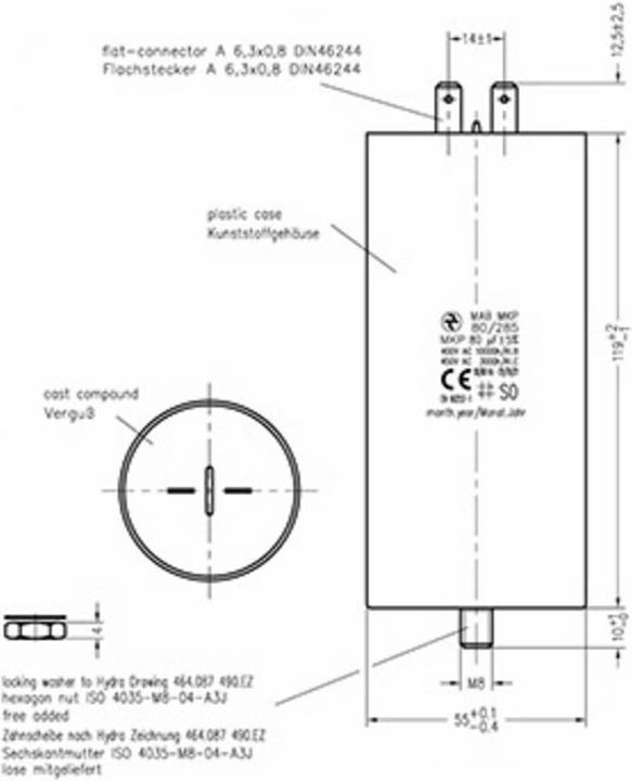 Image du produit Condensateurs moteur MKP