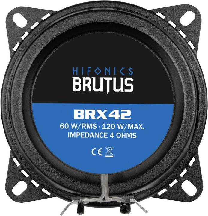 Immagine prodotto Hifonics Brutus BRX42 10 cm sistema coassiale a 2 vie FLAT (1 pz.)
