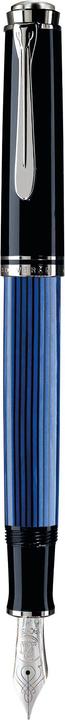 Actual product image Pelikan Fountain Pen M805 Black-Blue M Case (Silver, Black, Blue, 1 x)