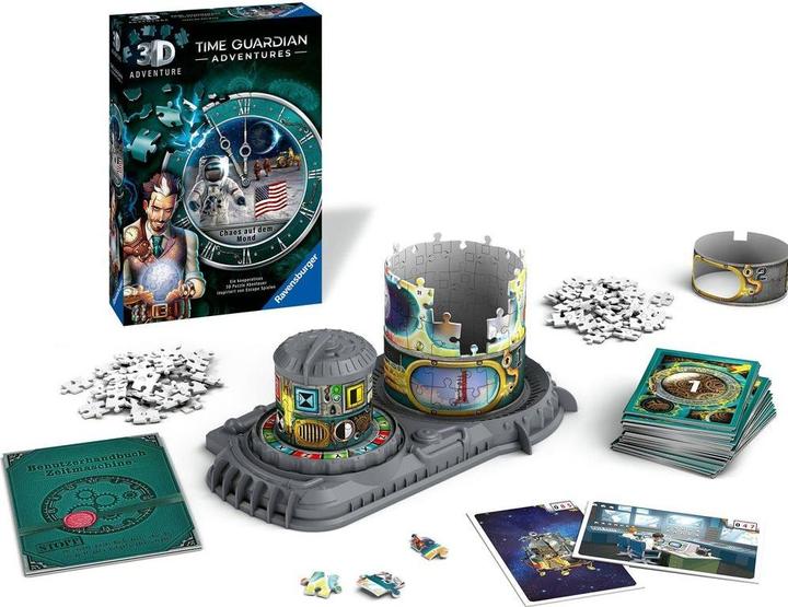 Produktbild Ravensburger 3D Adventure - Time Guardian Adventures: Chaos auf dem Mond (216 Teile)
