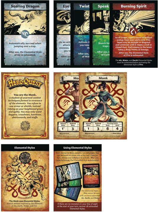 Produktbild Hasbro Gaming HeroQuest Hero Collection Der Pfad des wandernden Mönchs (Deutsch)
